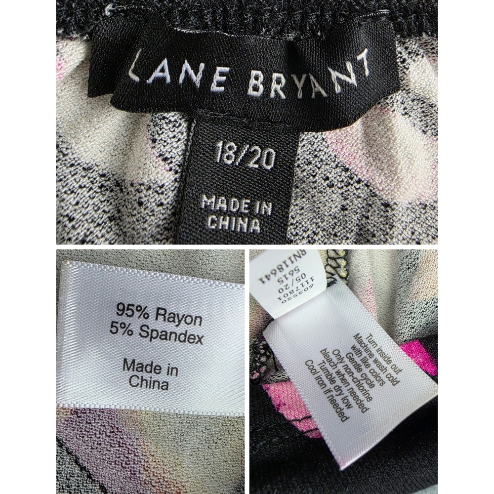 Lane Bryant Floral Off Shoulder Blouse Womens 18/20 - Picture 2 of 7